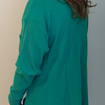 Sport Mode Ribbed Zip Pullover Top - Jessi Jayne Boutique