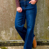 Risen Rover High Rise Ankle Wide Jeans - Jessi Jayne Boutique