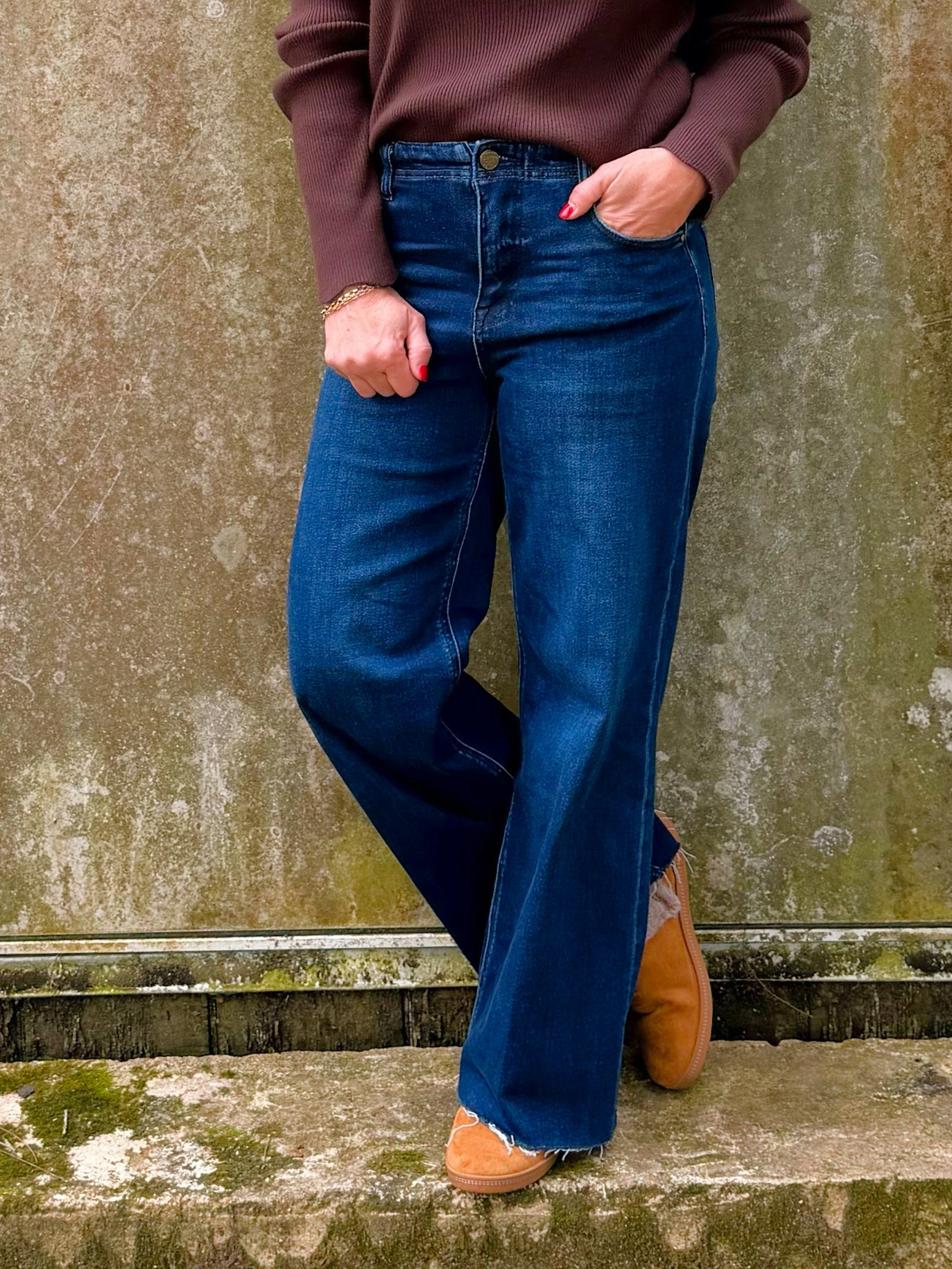 Risen Rover High Rise Ankle Wide Jeans - Jessi Jayne Boutique