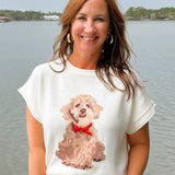 Cozy Companion Puppy Sweater Top - Jessi Jayne Boutique