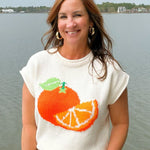 Fresh Squeezed Orange Sweater Top - Jessi Jayne Boutique