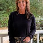 Cozy Intent Waffle Long Sleeve Top - Jessi Jayne Boutique