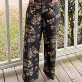 Midnight Garden Floral Pants - Jessi Jayne Boutique