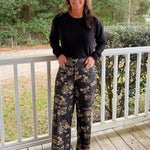 Midnight Garden Floral Pants - Jessi Jayne Boutique