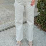 Risen Refined Edge Textured Straight Jeans - Jessi Jayne Boutique