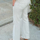 Risen Refined Edge Textured Straight Jeans - Jessi Jayne Boutique