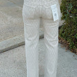 Risen Refined Edge Textured Straight Jeans - Jessi Jayne Boutique