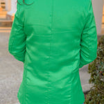 Power Play Green Blazer - Jessi Jayne Boutique