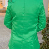 Power Play Green Blazer - Jessi Jayne Boutique