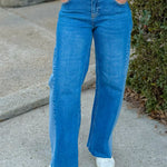 Risen Laid - Back Contrast Jeans - Jessi Jayne Boutique