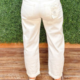 Risen Shape Shift Barrel Jeans in Cream - Jessi Jayne Boutique