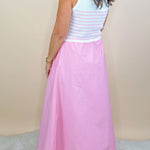 Sweet Intent Mixed Media Midi Dress - Jessi Jayne Boutique