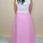 Sweet Intent Mixed Media Midi Dress - Jessi Jayne Boutique