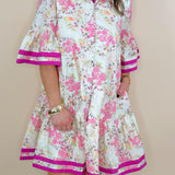 Sweet on Spring Floral Mini Dress - Jessi Jayne Boutique