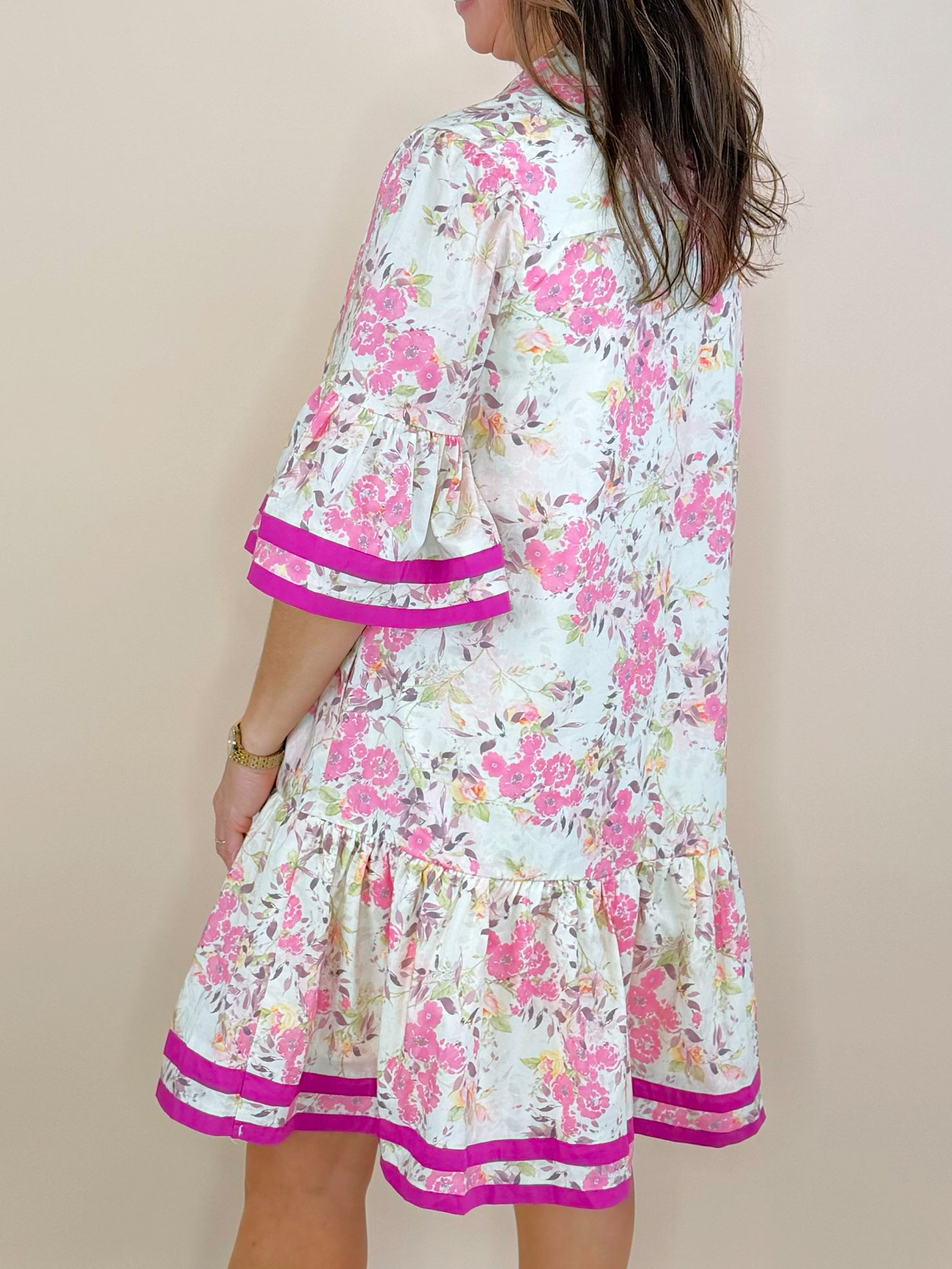 Sweet on Spring Floral Mini Dress - Jessi Jayne Boutique