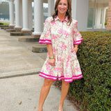 Sweet on Spring Floral Mini Dress - Jessi Jayne Boutique