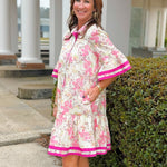 Sweet on Spring Floral Mini Dress - Jessi Jayne Boutique