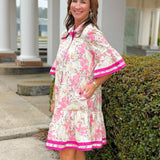 Sweet on Spring Floral Mini Dress - Jessi Jayne Boutique