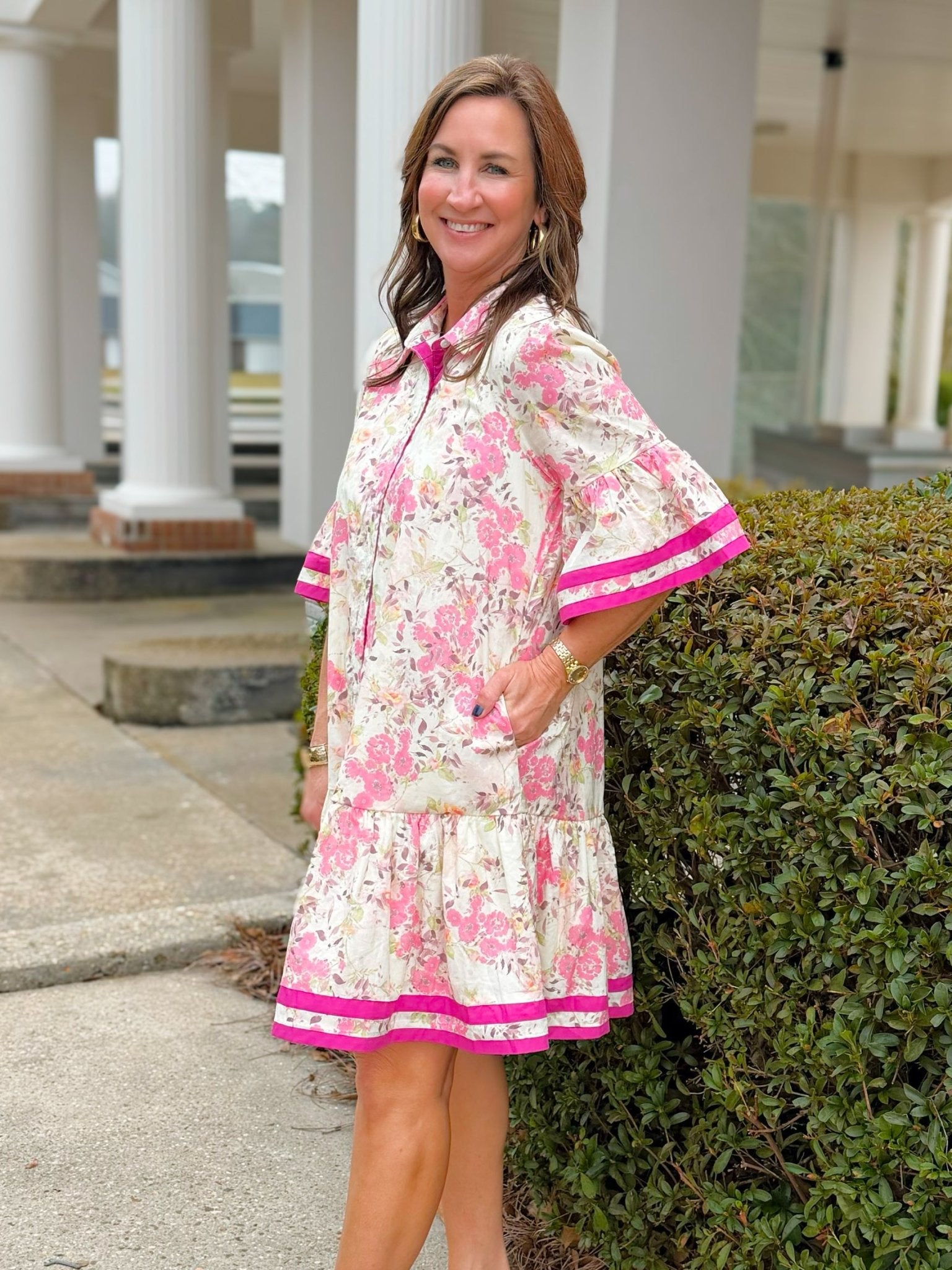 Sweet on Spring Floral Mini Dress - Jessi Jayne Boutique