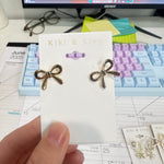 Darling Bow Stud Earrings - Jessi Jayne Boutique