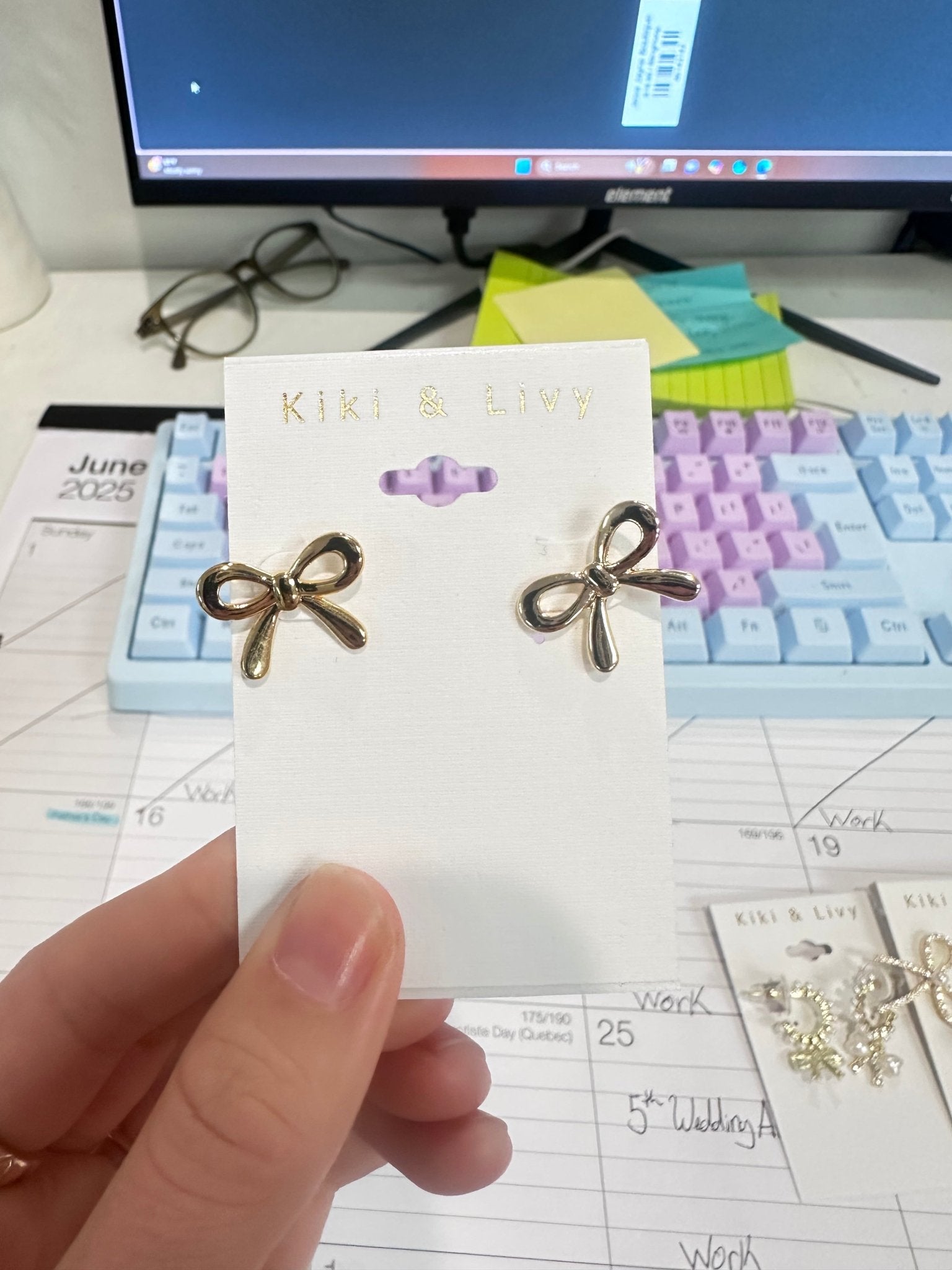 Darling Bow Stud Earrings - Jessi Jayne Boutique