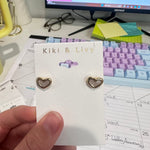 Classic Heartbeat Stud Earrings - Jessi Jayne Boutique