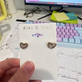 Classic Heartbeat Stud Earrings - Jessi Jayne Boutique