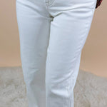Risen Clean Slate Straight Jeans in Cream - Jessi Jayne Boutique