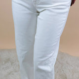 Risen Clean Slate Straight Jeans in Cream - Jessi Jayne Boutique