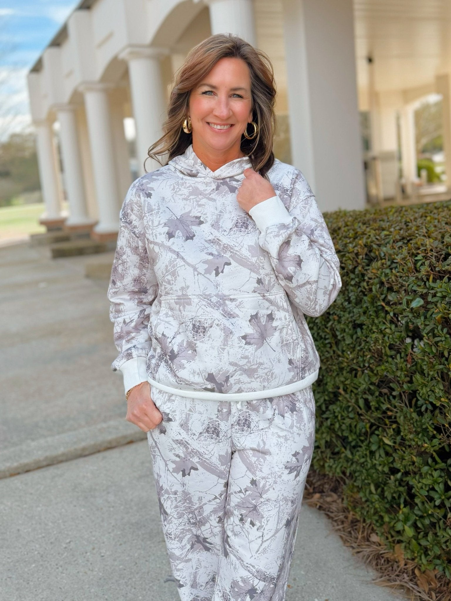 Off - Duty Camo Straight - Leg Two - Piece Set - Jessi Jayne Boutique