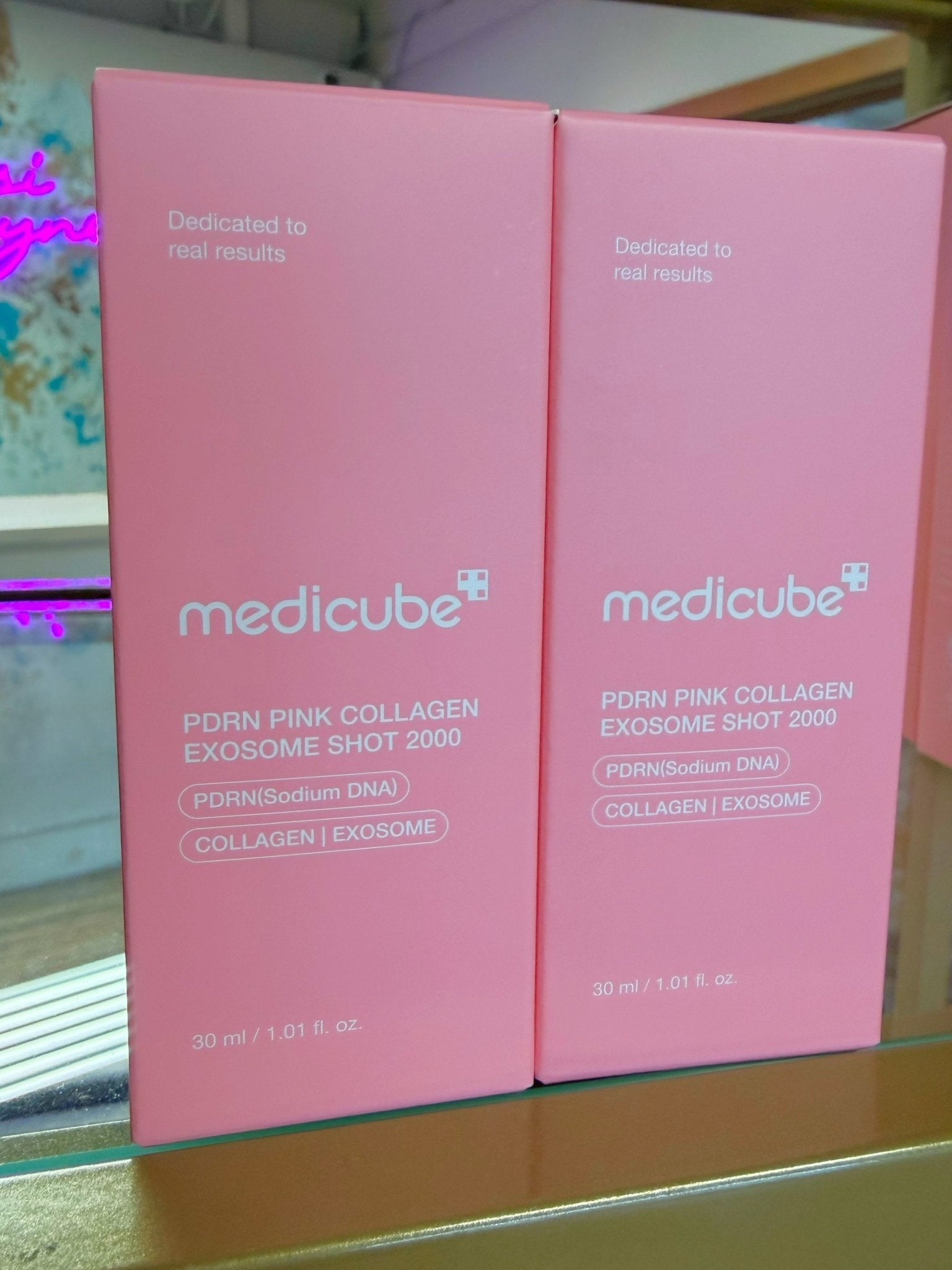 MEDICUBE PDRN Pink Collagen Exosome Shot Serum 2,000 PPM 30ml 1.01 fl.oz - Jessi Jayne Boutique