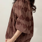 Heartfelt Texture Puff Sleeve Top - Jessi Jayne Boutique