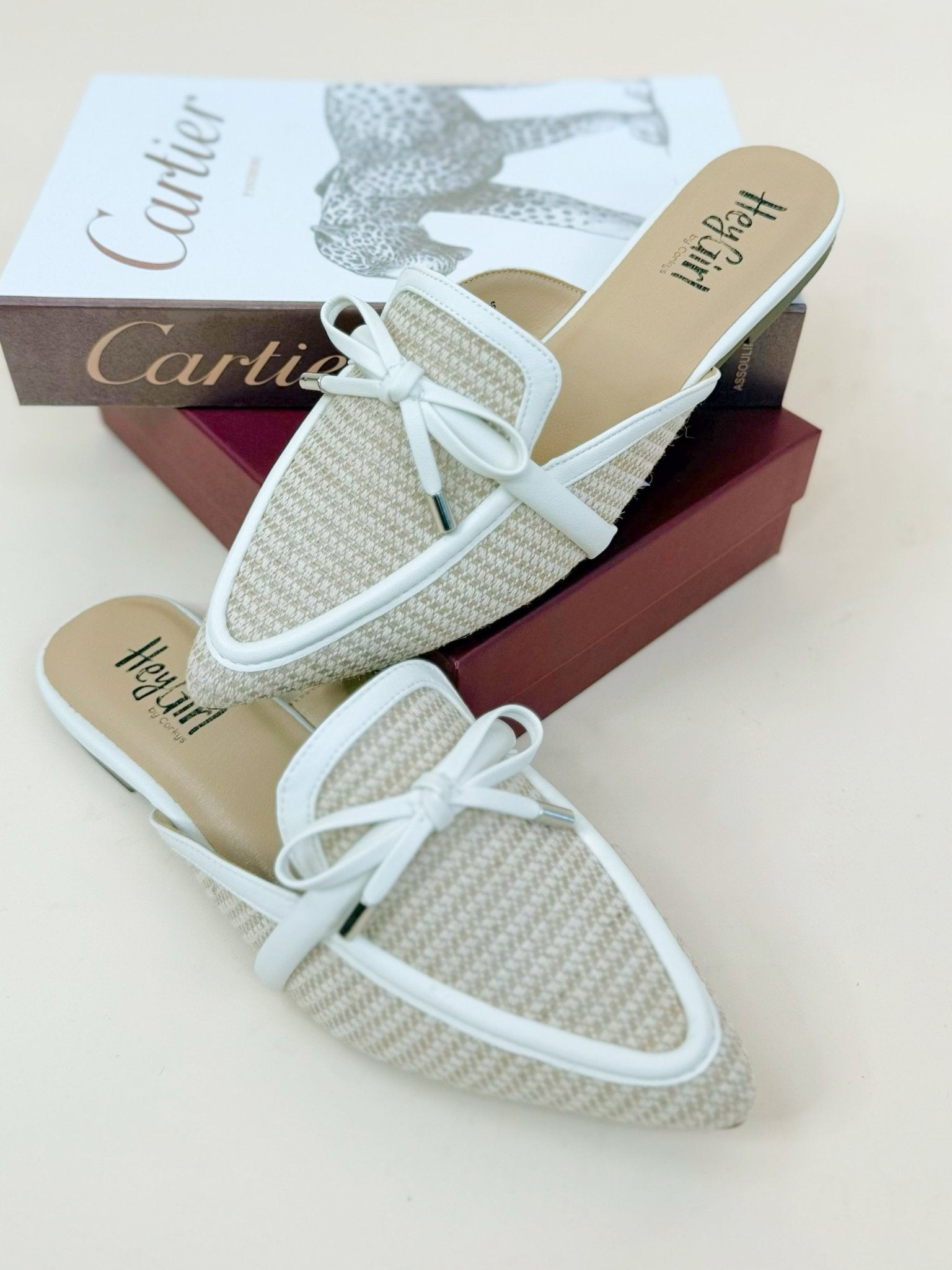 Corky's Ivory Combo Tip Included Mules - Jessi Jayne Boutique