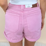 Judy Blue Pink Aurora Weekender Short - Jessi Jayne Boutique