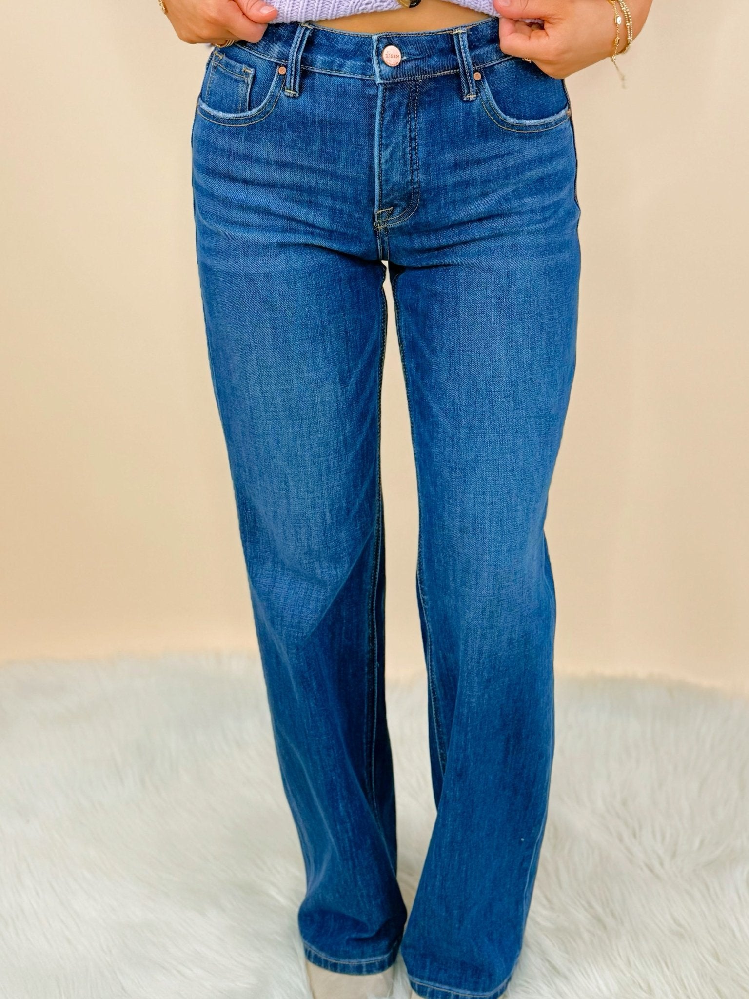 Risen Resolve High Rise Straight Jean - Jessi Jayne Boutique