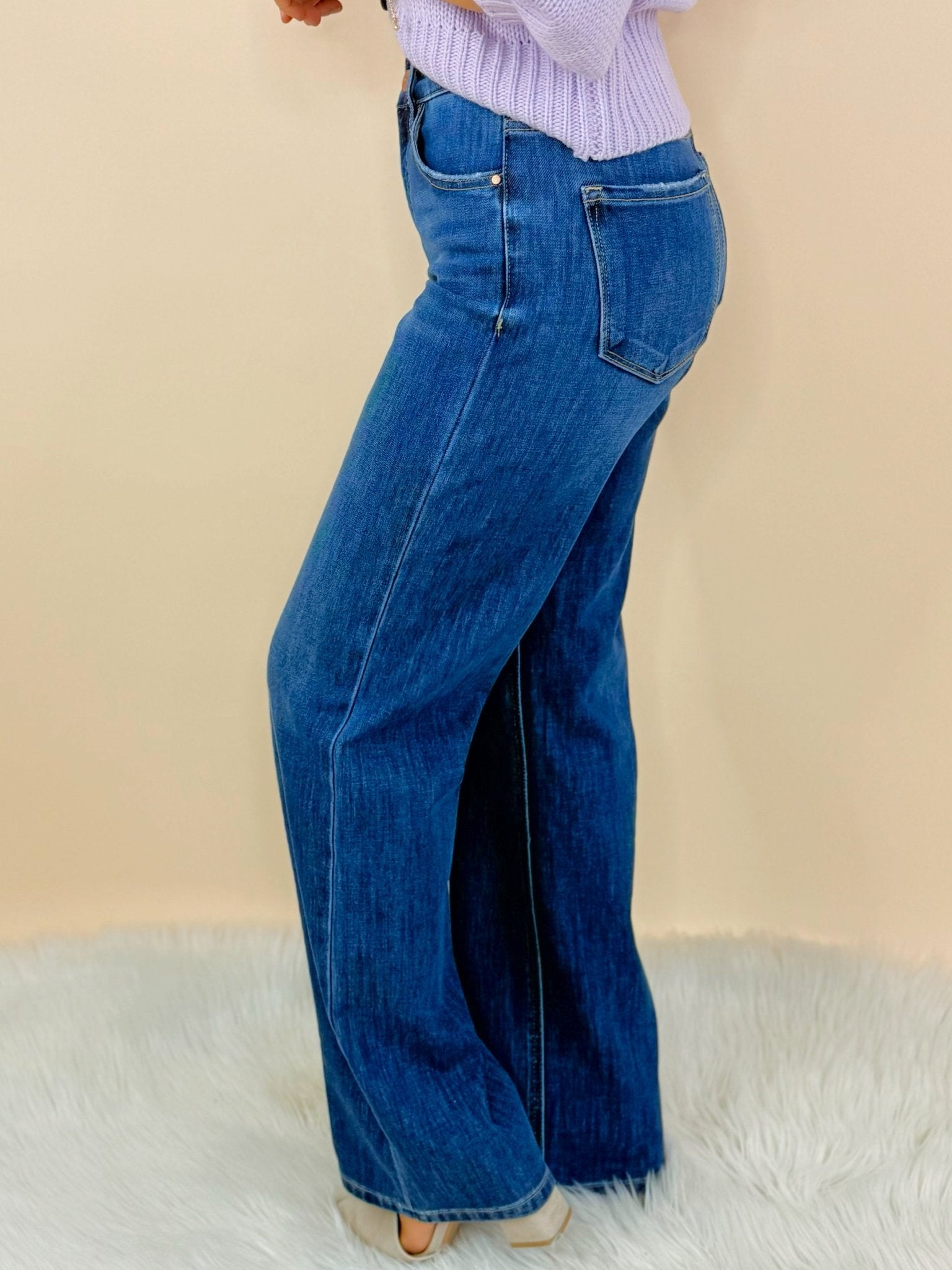 Risen Resolve High Rise Straight Jean - Jessi Jayne Boutique