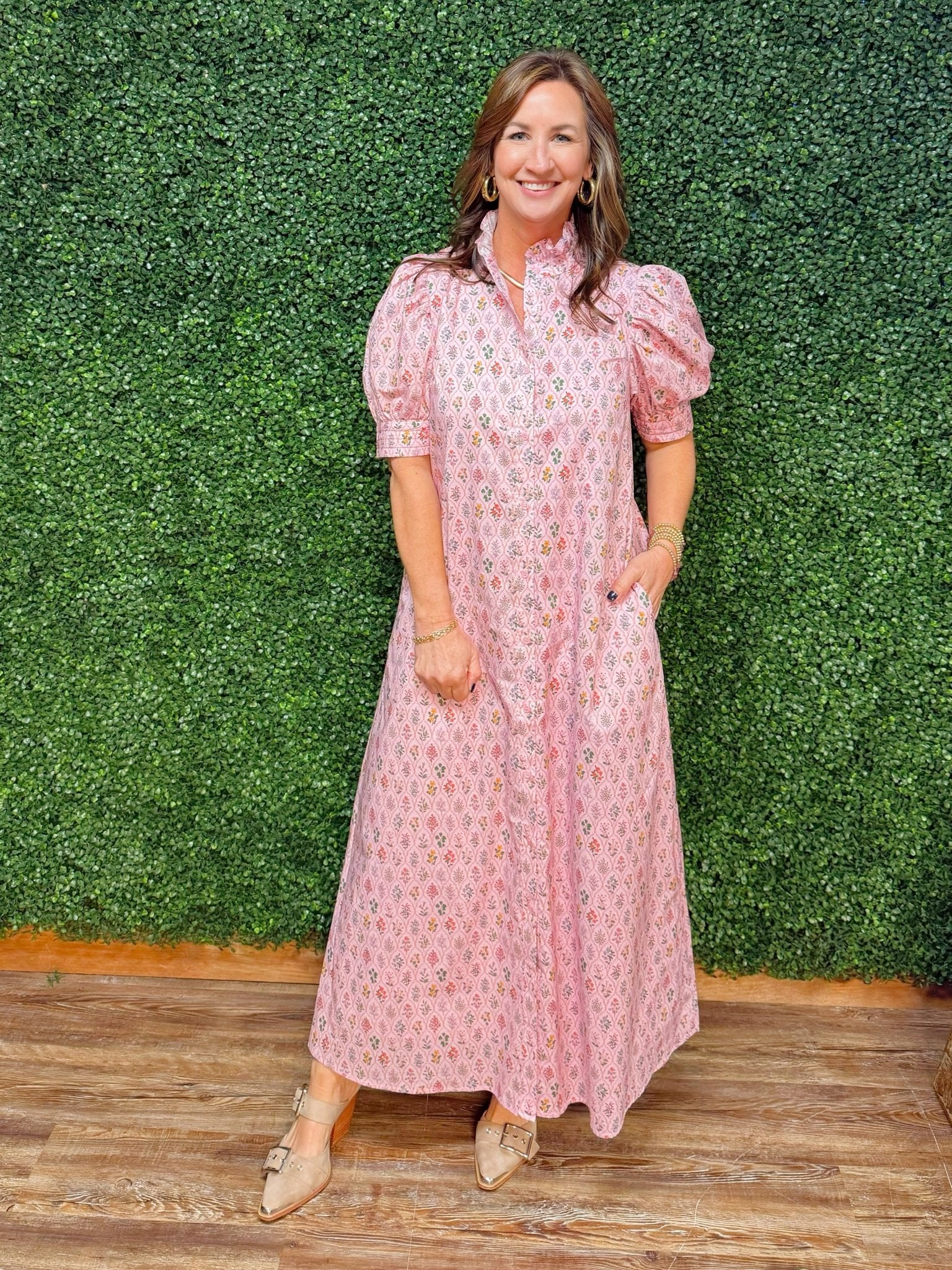 Pink Petal Poise Maxi Dress - Jessi Jayne Boutique