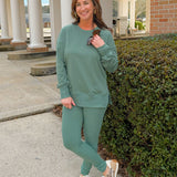 Modern Comfort Ribbed Two-Piece Set