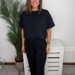 Sofie Soft Everyday Short Sleeve Top & Long Lounge Pant Set - Jessi Jayne Boutique