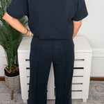 Sofie Soft Everyday Short Sleeve Top & Long Lounge Pant Set - Jessi Jayne Boutique