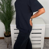 Sofie Soft Everyday Short Sleeve Top & Long Lounge Pant Set - Jessi Jayne Boutique