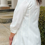 Clean Cut White Blazer