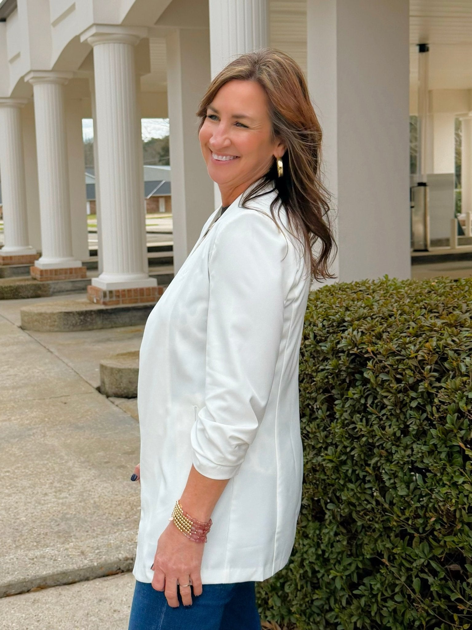 Clean Cut White Blazer - Jessi Jayne Boutique