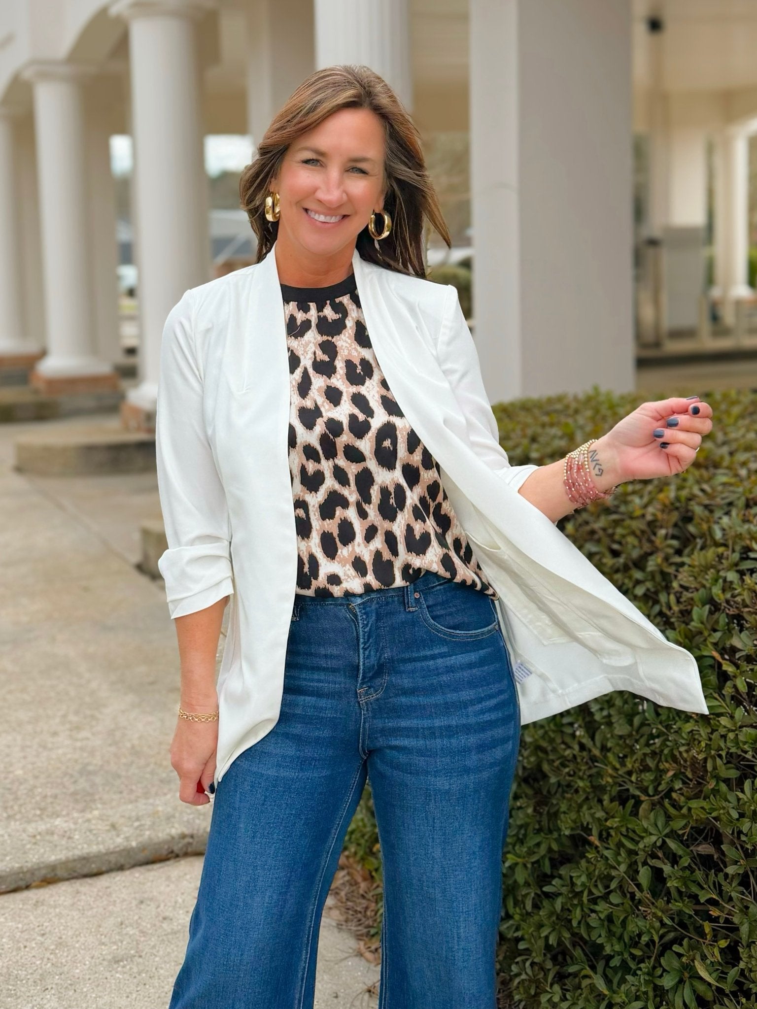 Clean Cut White Blazer - Jessi Jayne Boutique