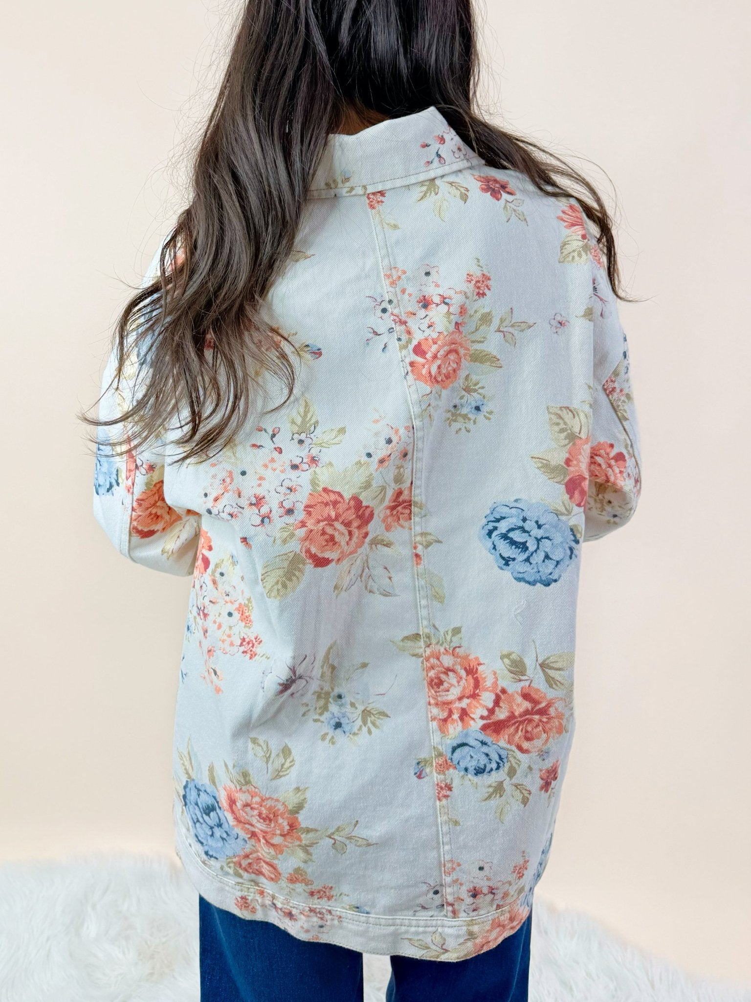 Heirloom Garden Denim Jacket - Jessi Jayne Boutique
