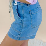Judy Blue Harbor Days Drawstring Short - Jessi Jayne Boutique