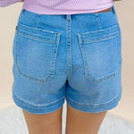 Judy Blue Harbor Days Drawstring Short - Jessi Jayne Boutique