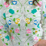 Jeweled Garden Embroidered Cardigan - Jessi Jayne Boutique