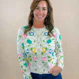 Jeweled Garden Embroidered Cardigan - Jessi Jayne Boutique