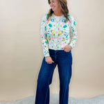Jeweled Garden Embroidered Cardigan - Jessi Jayne Boutique